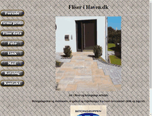 Tablet Screenshot of fliserihaven.dk